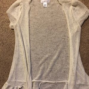 White House Black Market Sheer Cardigan